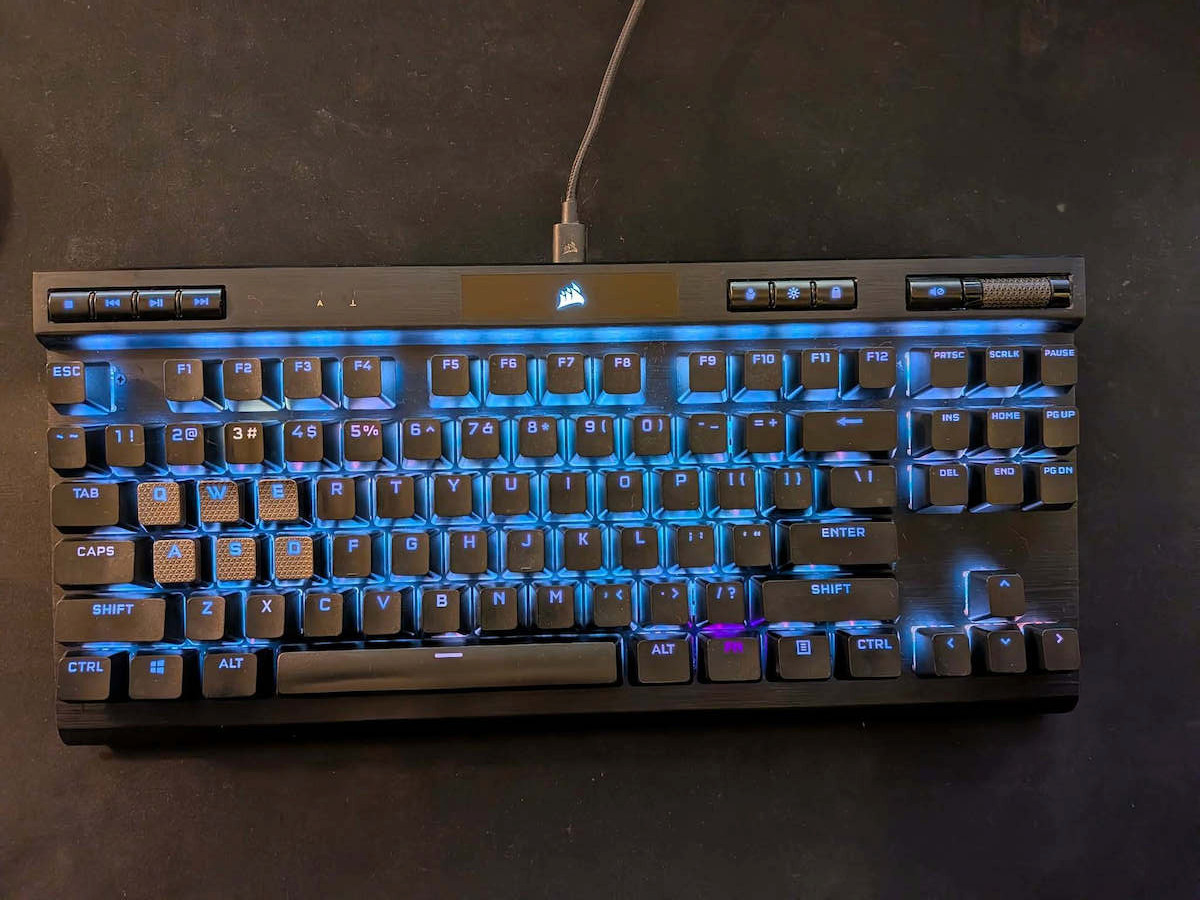Corsair Champion Series K70 TKL Tastatură De Gaming Cu Comutatoare Cherry MX Speed Și Iluminare RGB Limba Tastaturii Engleză UK