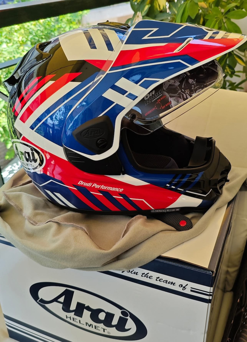 Arai Tour X5 Discovery Blue Κράνος Μηχανής On-Off ECE 22.06 1736gr με Pinlock