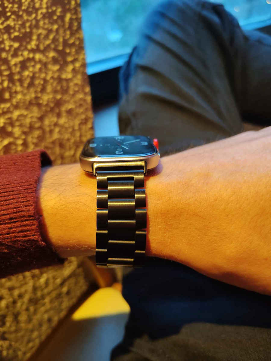 Curea Oțel inoxidabil Negru (Ceas Huawei Fit 3)