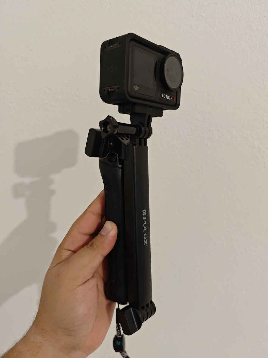 Puluz 3-Way Foldable Selfie Stick for DJI GoPro Insta360