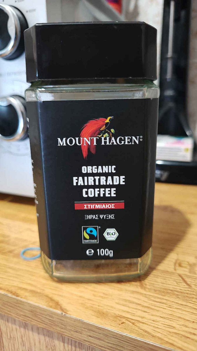 Mount Hagen Στιγμιαίος Καφές 100gr