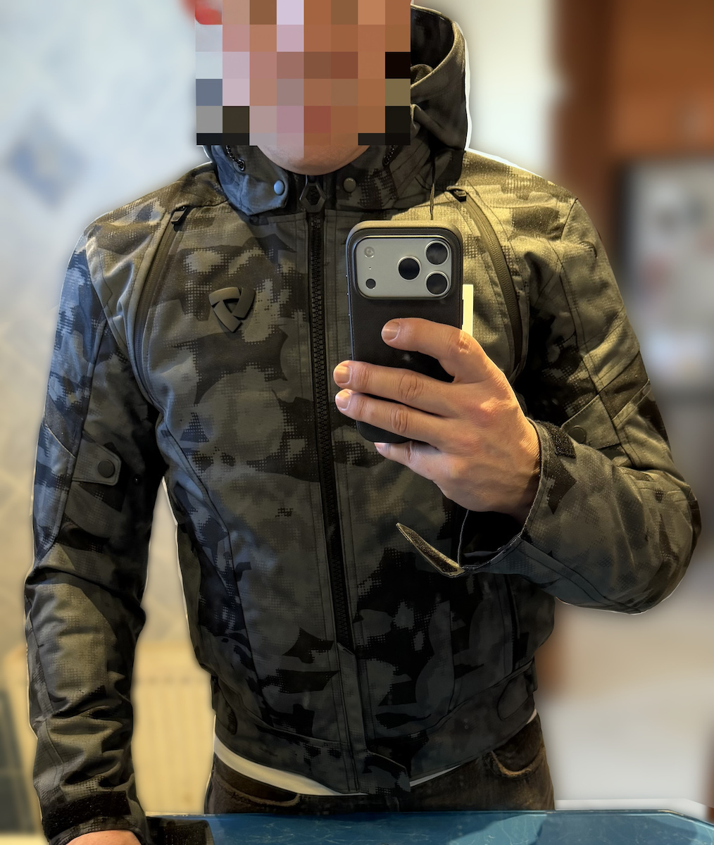 Rev'IT Flare 3 H2O Winter Men's Motorcycle Jacket Waterproof Gray