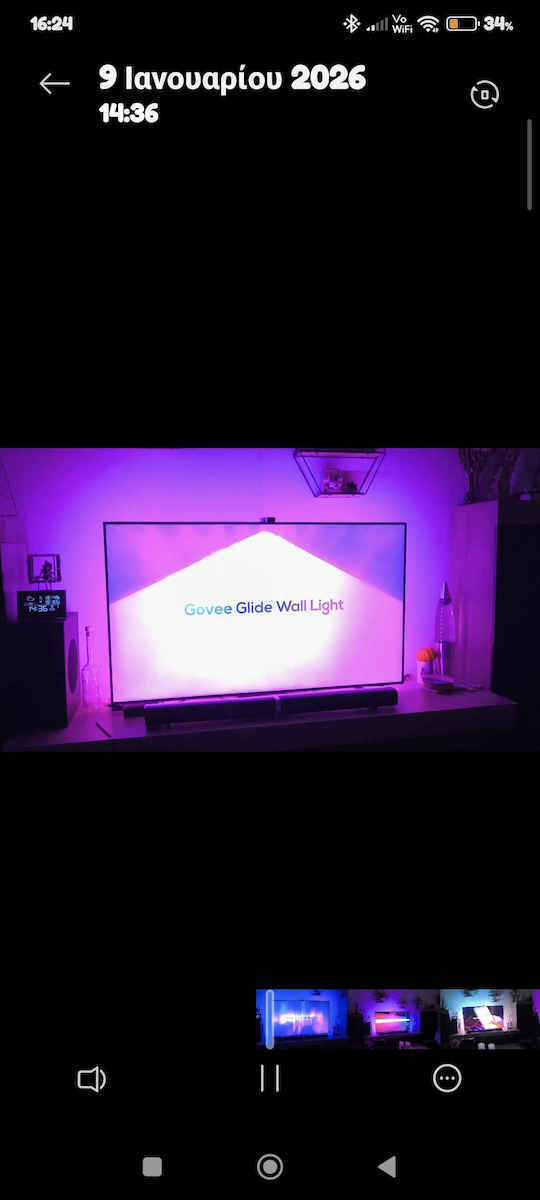 Govee TV Backlight 3 Lite LED Лента Захранване 12V RGB H6099