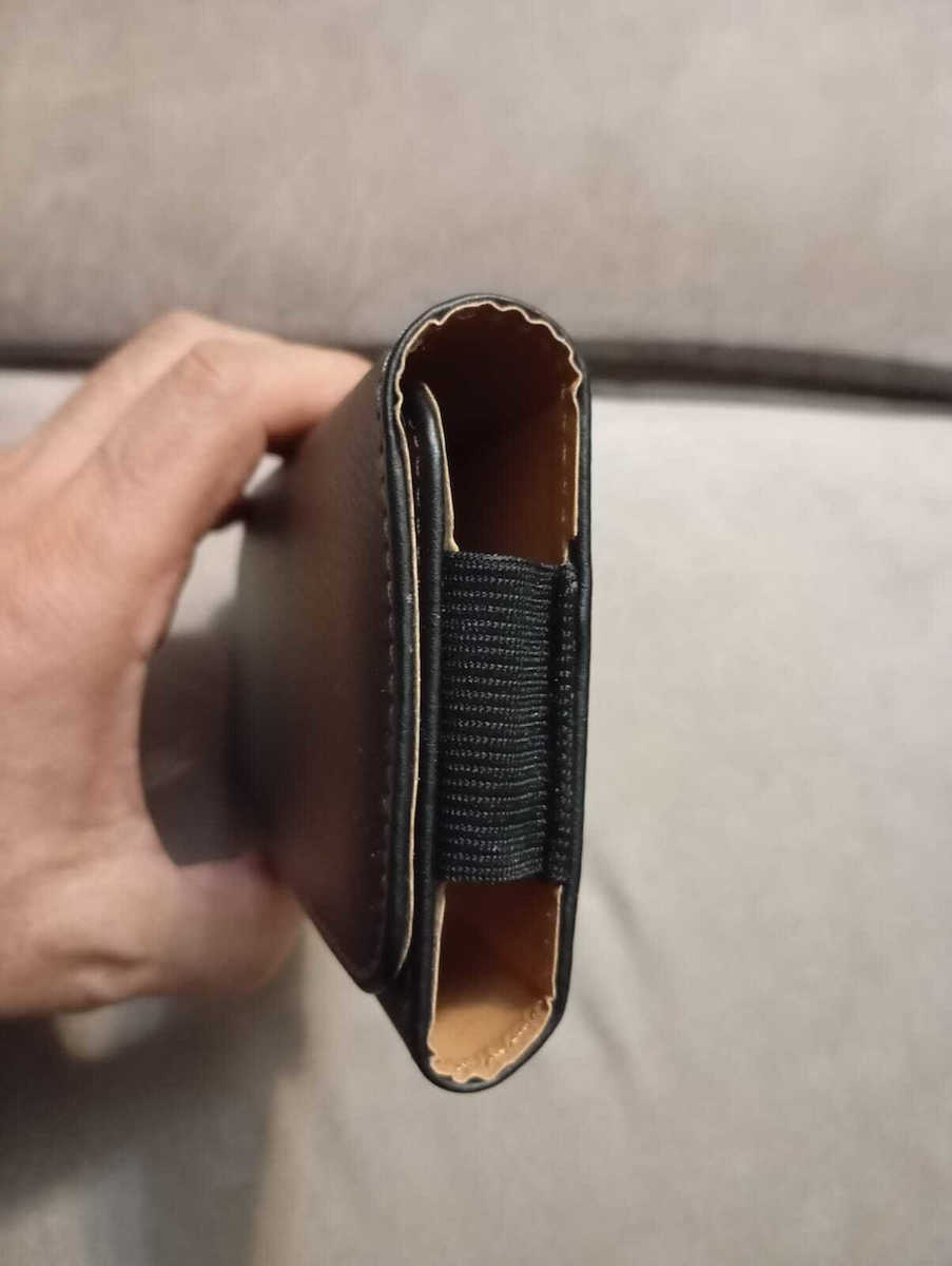 Lederhülle Gürteltasche Uni 4.5-5