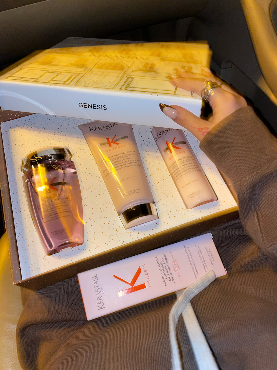 Genesis Hair Care & Styling Set for Hair Loss for All Hair Types with Shampoo, Conditioner & Heat Protection 3 Pieces