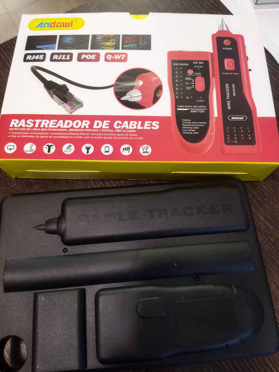 Andowl Q-W7 Tester Καλωδίων Δικτύου RJ45 / RJ11 / BNC