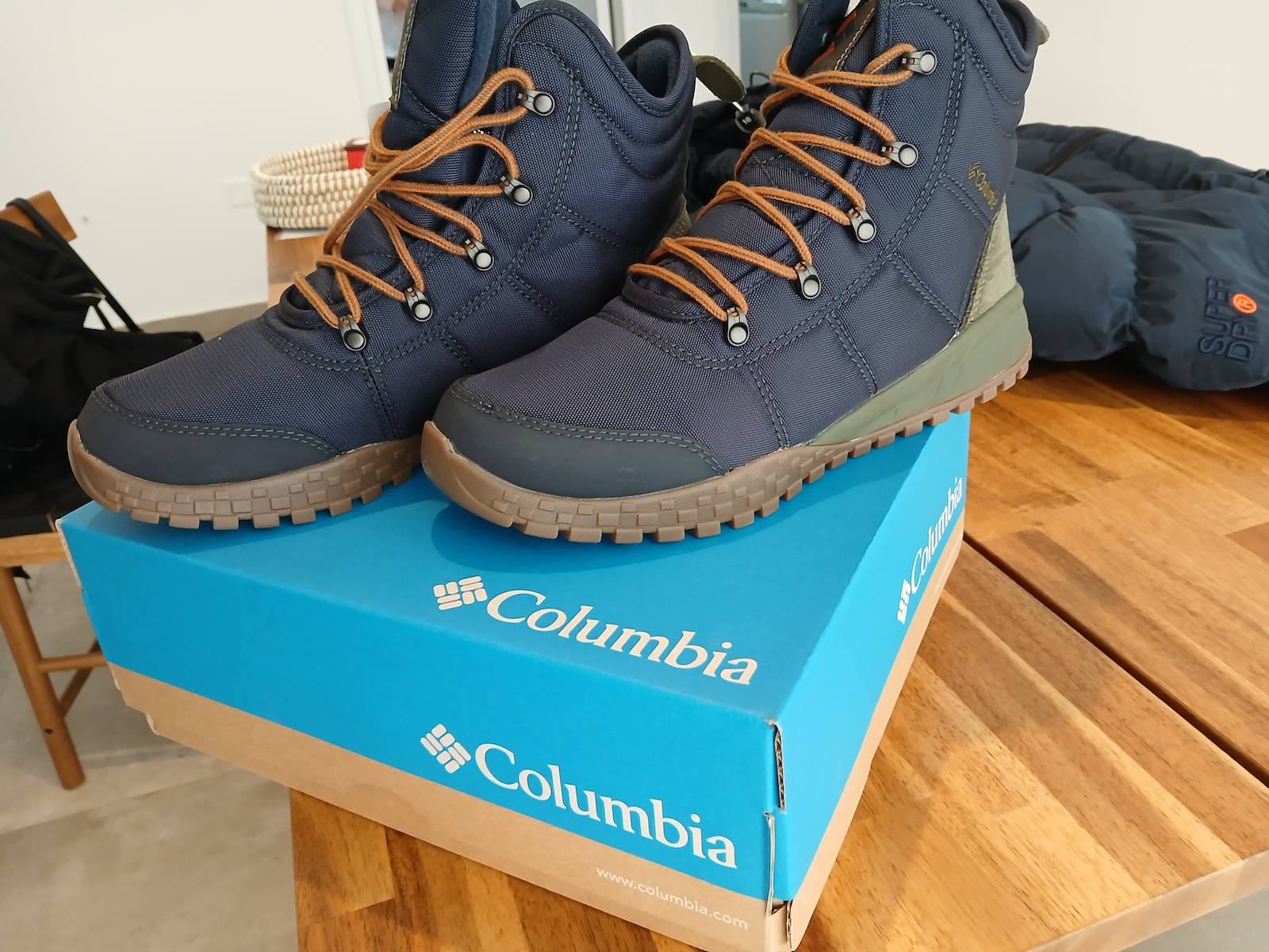 Columbia Fairbanks Omni-heat Încălțăminte de Drumeție Pentru Bărbați Botine Impermeabile Verzi