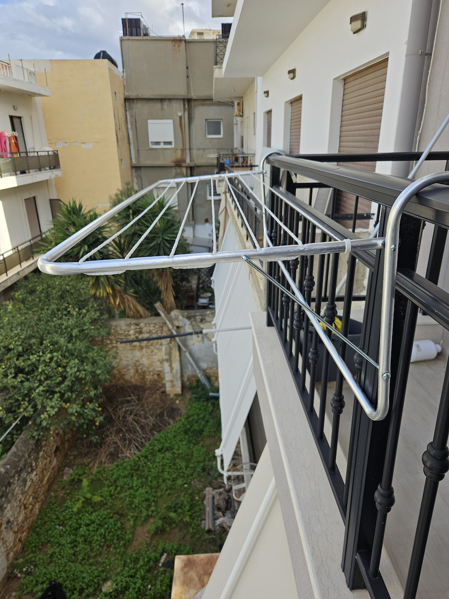 Neotechniki Aluminum Hanging Balcony Railings 150x50cm