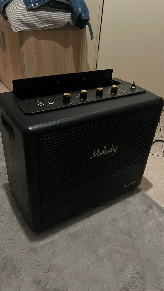 Inventor Melody Dehumidifier with Compressor Ionizer and Wi-Fi 20lt Black