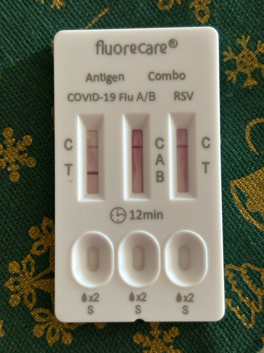 Microprofit Biotech Fluorecare SARS-COV-2 & Influenza A/B & RSV Antigen Combo 1бр Самодиагностичен Тест за Бързо Откриване Антигени с Проба от Нос