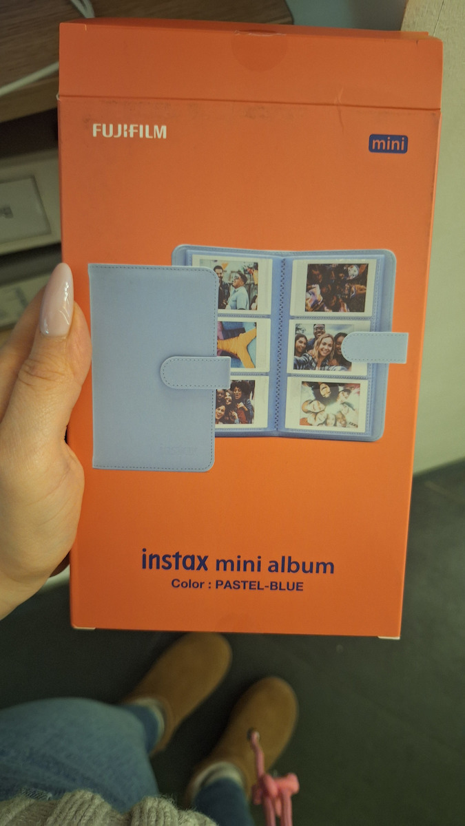 Fujifilm Mini Album Instax Mini 12 for 108 Photos Light Blue 5x7cm
