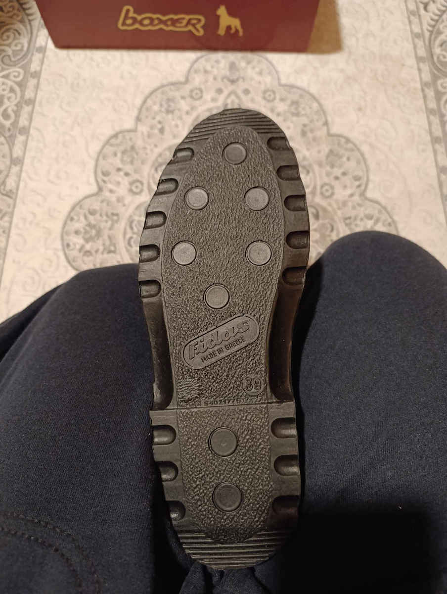 Leather Black Men's Boots