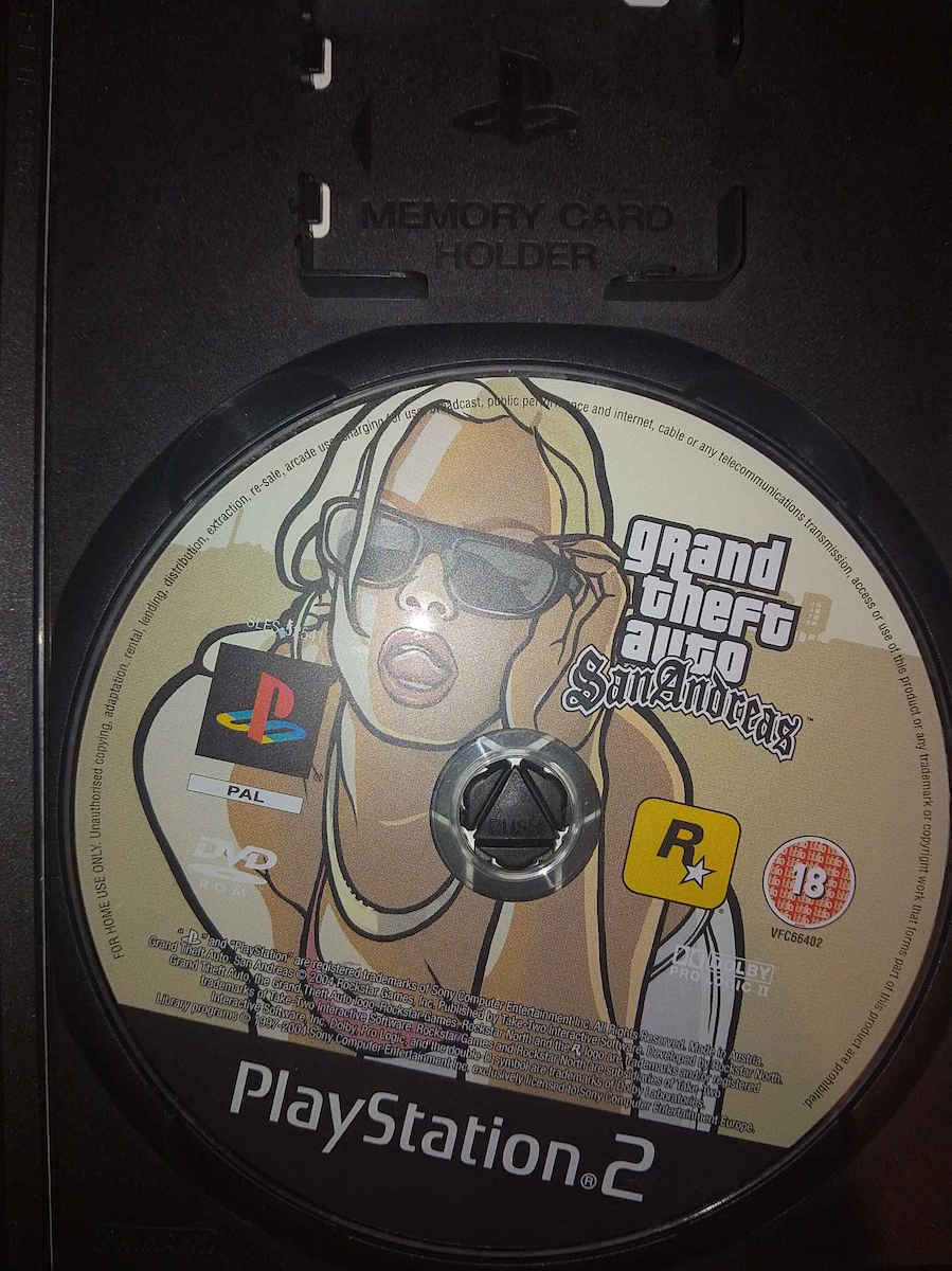 Grand Theft Auto San Andreas PS2 PS2 Game (Used)
