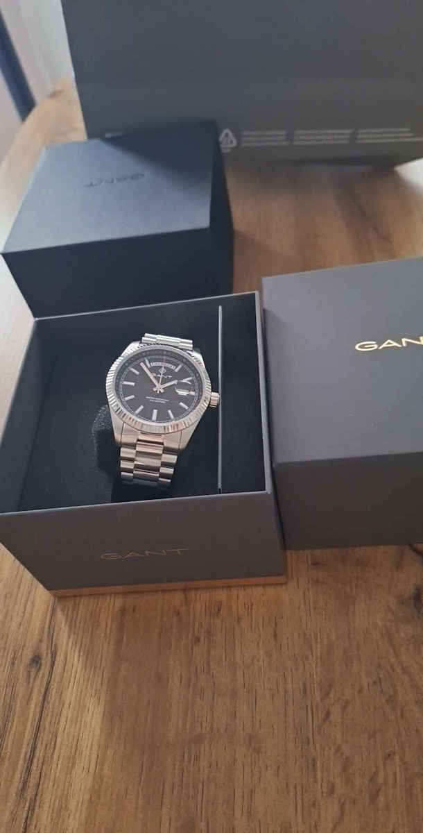 Gant Fairfax Ανδρικό Ρολόι 41mm Χρονογράφος Μπαταρίας με Χρυσό Μεταλλικό Μπρασελέ