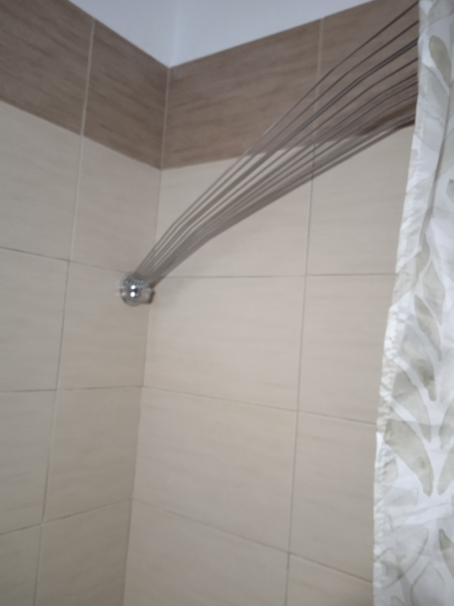 Sealskin Umbrella Shower Curtain Rod Wall Mounted Stainless Steel Chrome 155x80cm