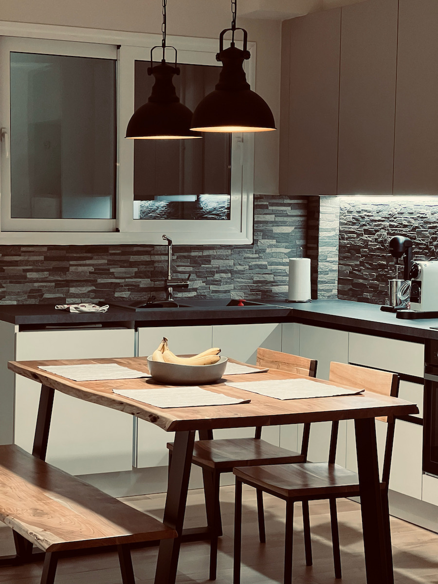 Opviq Saglam Pendant Light Black with Socket E27 31x31x90cm