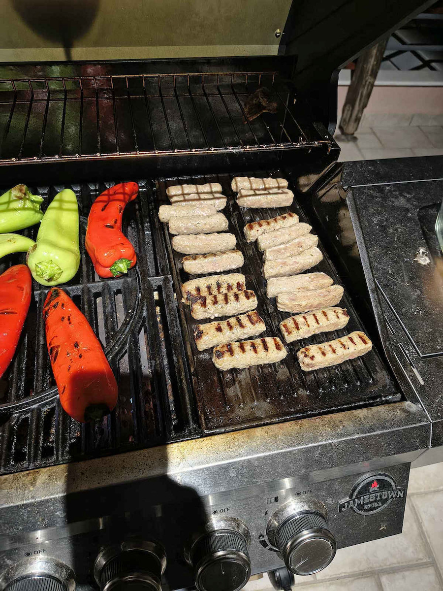 Bormann BBQ1200 Baking Plate Double Sided with Cast Iron Flat & Grill Surface 44x22.5cm