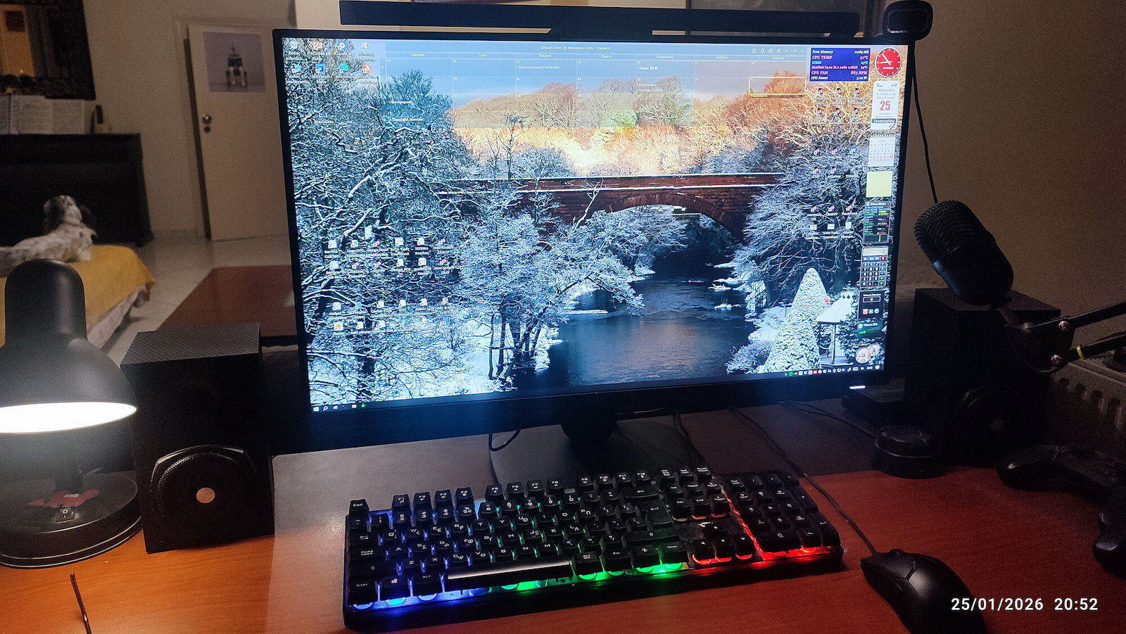 Dell Alienware AW2725DM IPS HDR Монитор 27" QHD 2560x1440 180Hz с Време на Реакция 4ms GTG Сив