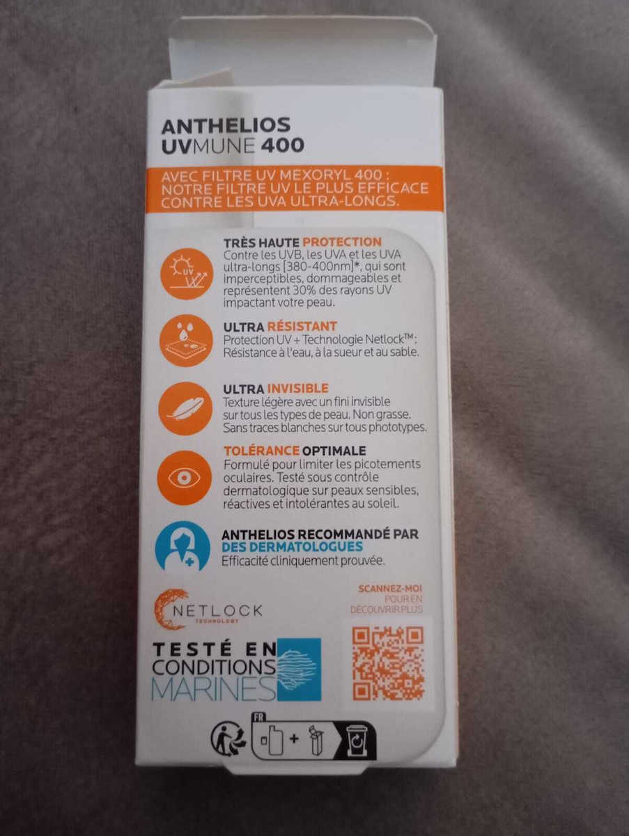 La Roche Posay Anthelios Uvmune 400 Invisible Fluid With Perfume Αντηλιακή Κρέμα Προσώπου SPF50 50ml