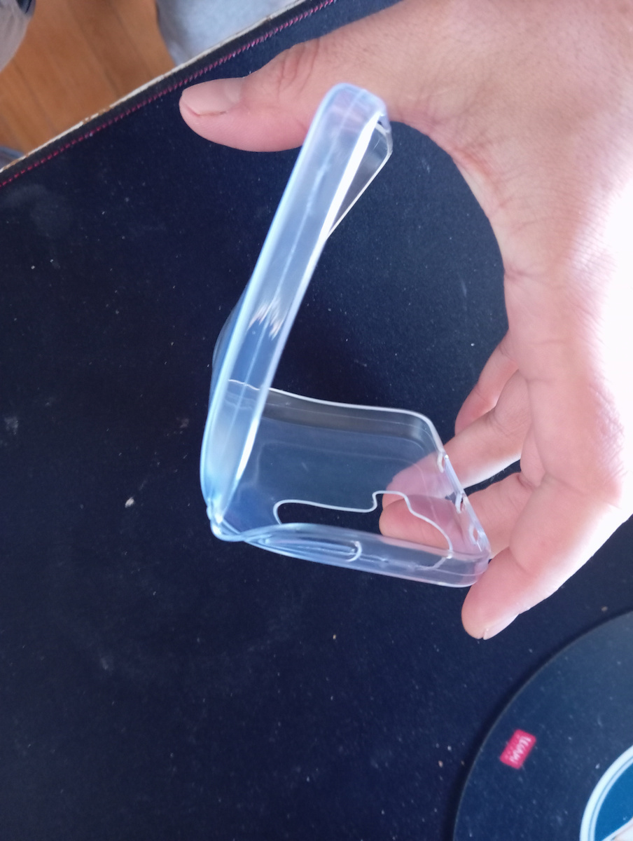 Techsuit Clear Umschlag Rückseite Silikon Transparent (Poco X7 Pro)