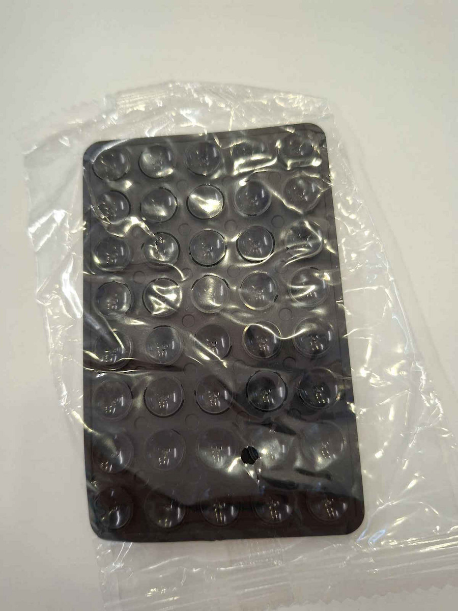 XXL 10x6cm Αντιολισθητική Βάση Κινητού σε Μαύρο χρώμα