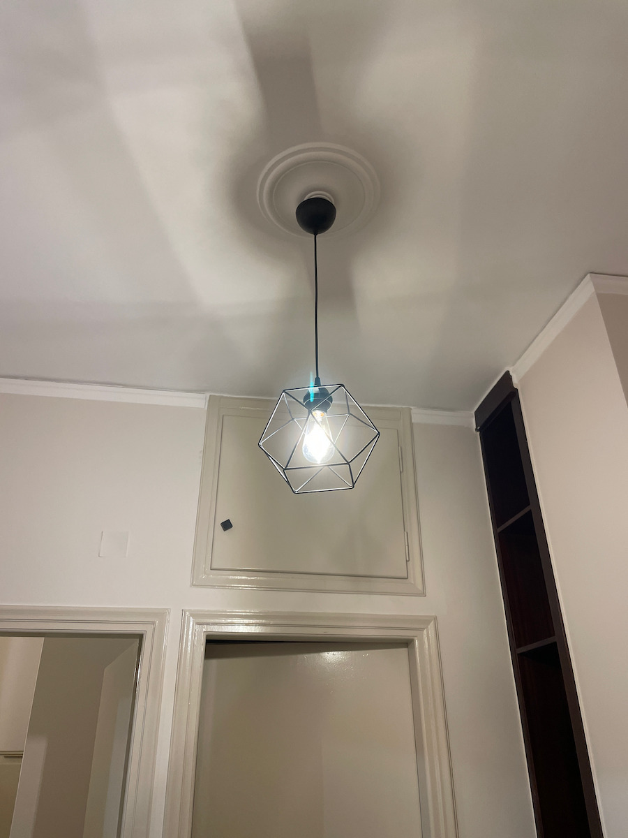 Pakketo Pwl-1021 Pendant Light Black Grid with Socket E27