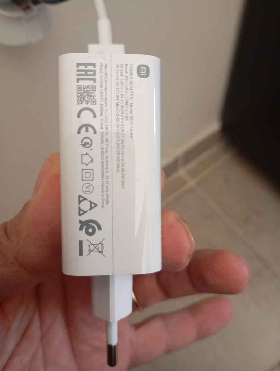 Xiaomi Φορτιστής με Θύρα USB-A και Καλώδιο USB-C 120W Λευκός (BHR6034EU)