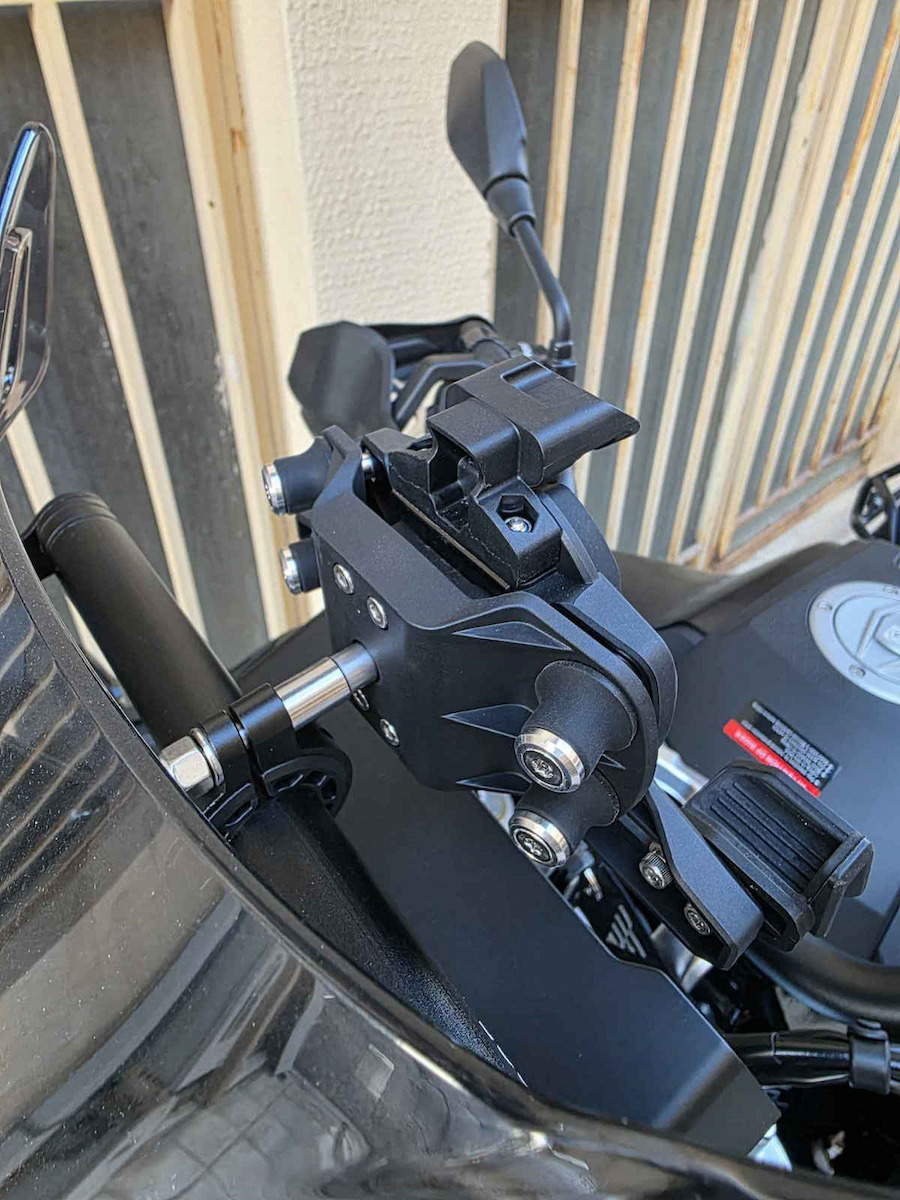 Loboo Motorcycle Phone Mount with Clip for Steering Wheel