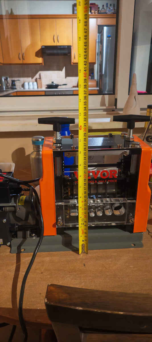 Vevor Automatic Wire Stripping Machine 0.06''-0.98'' Electric Wire Stripper 60 W Wire Peeler Visible Depth Reference 6 Round & 1 Flat Channels Copper Scrap Recycling