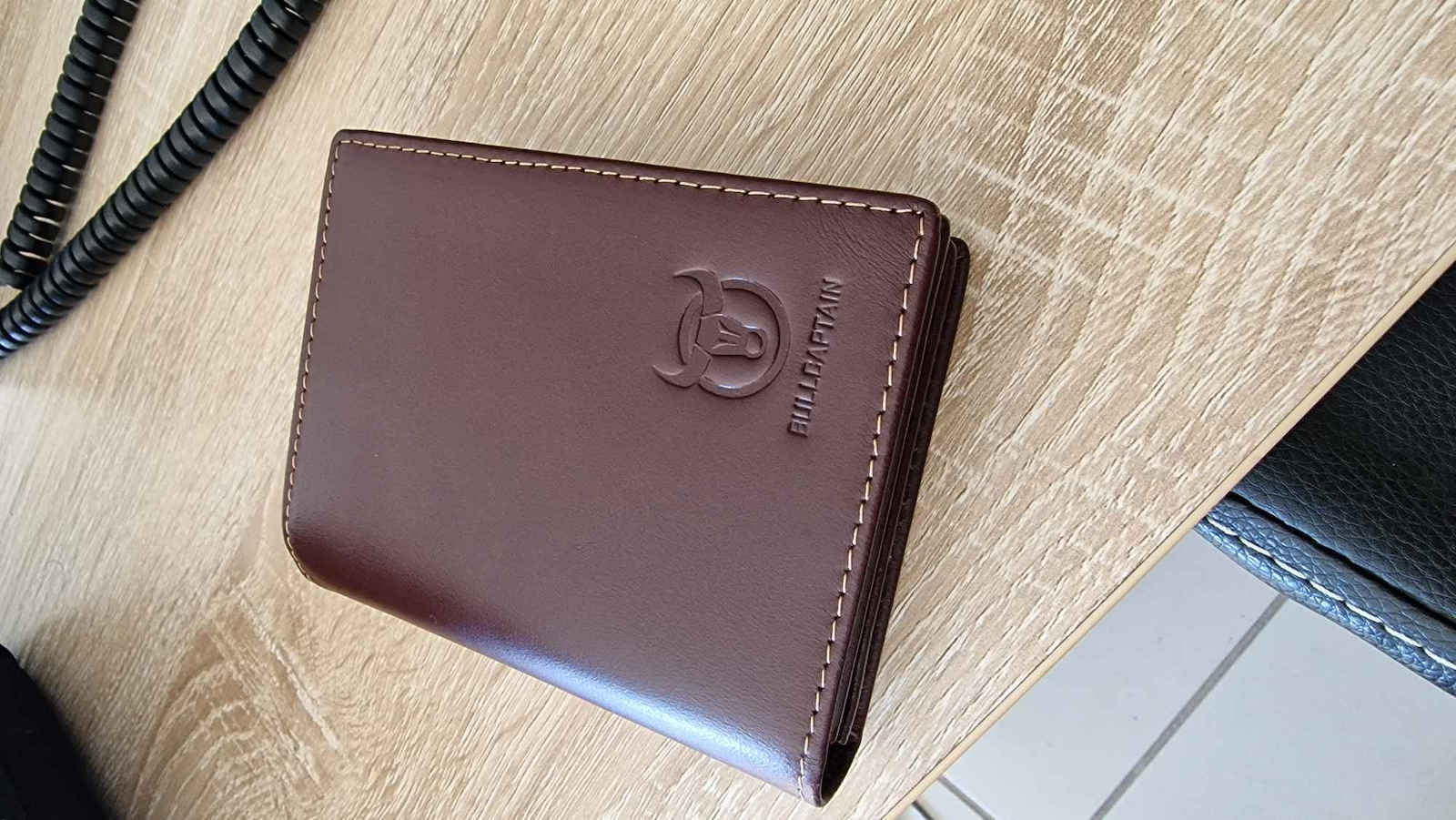 Leather Men's Wallet Classic with RFID Black