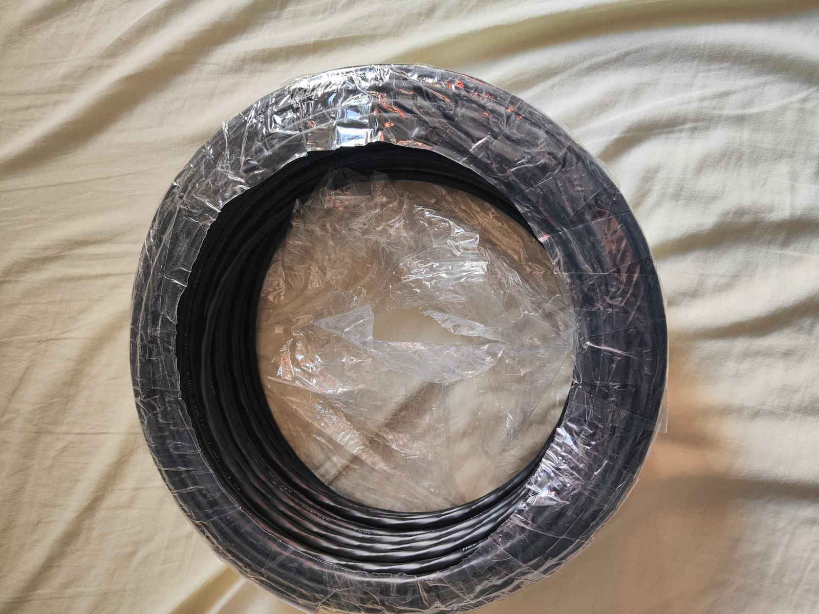 ATC U/UTP Cat.6 (Gigabit) Καλώδιο Δικτύου Ethernet εξωτερικού χώρου χωρίς ακροδέκτες 100m Μαύρο
