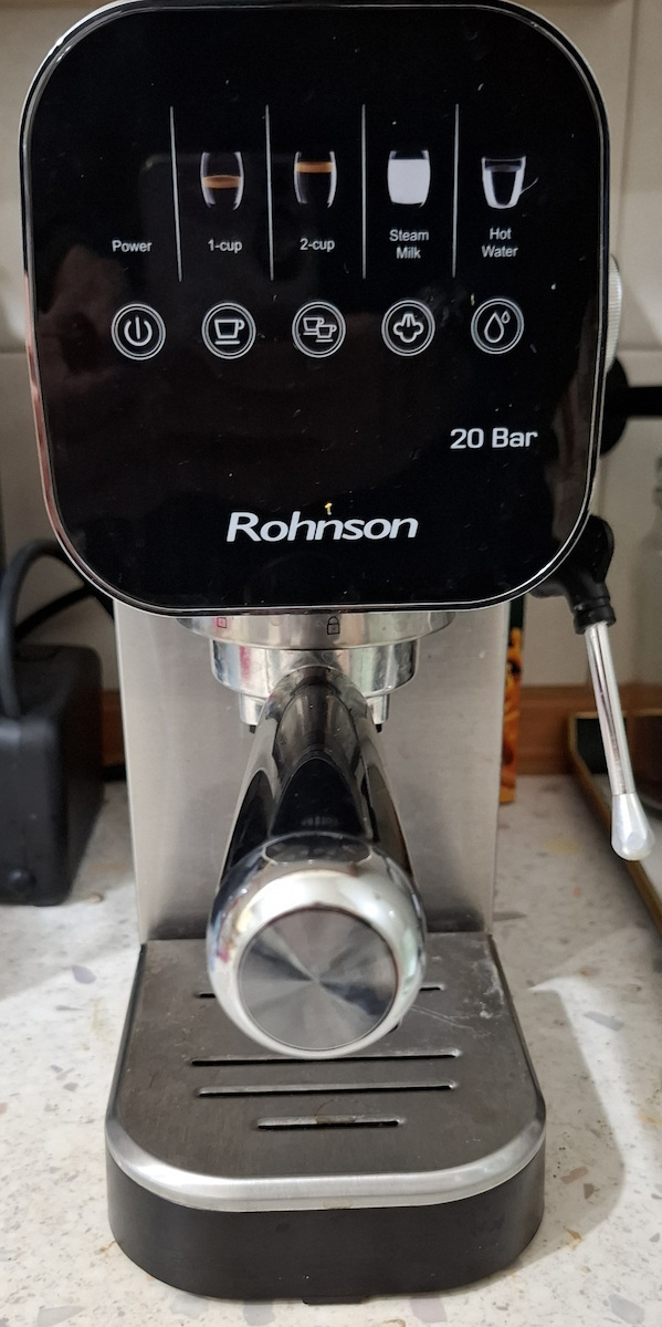 Rohnson 1360W Налягане 20бар Сребриста R-98100
