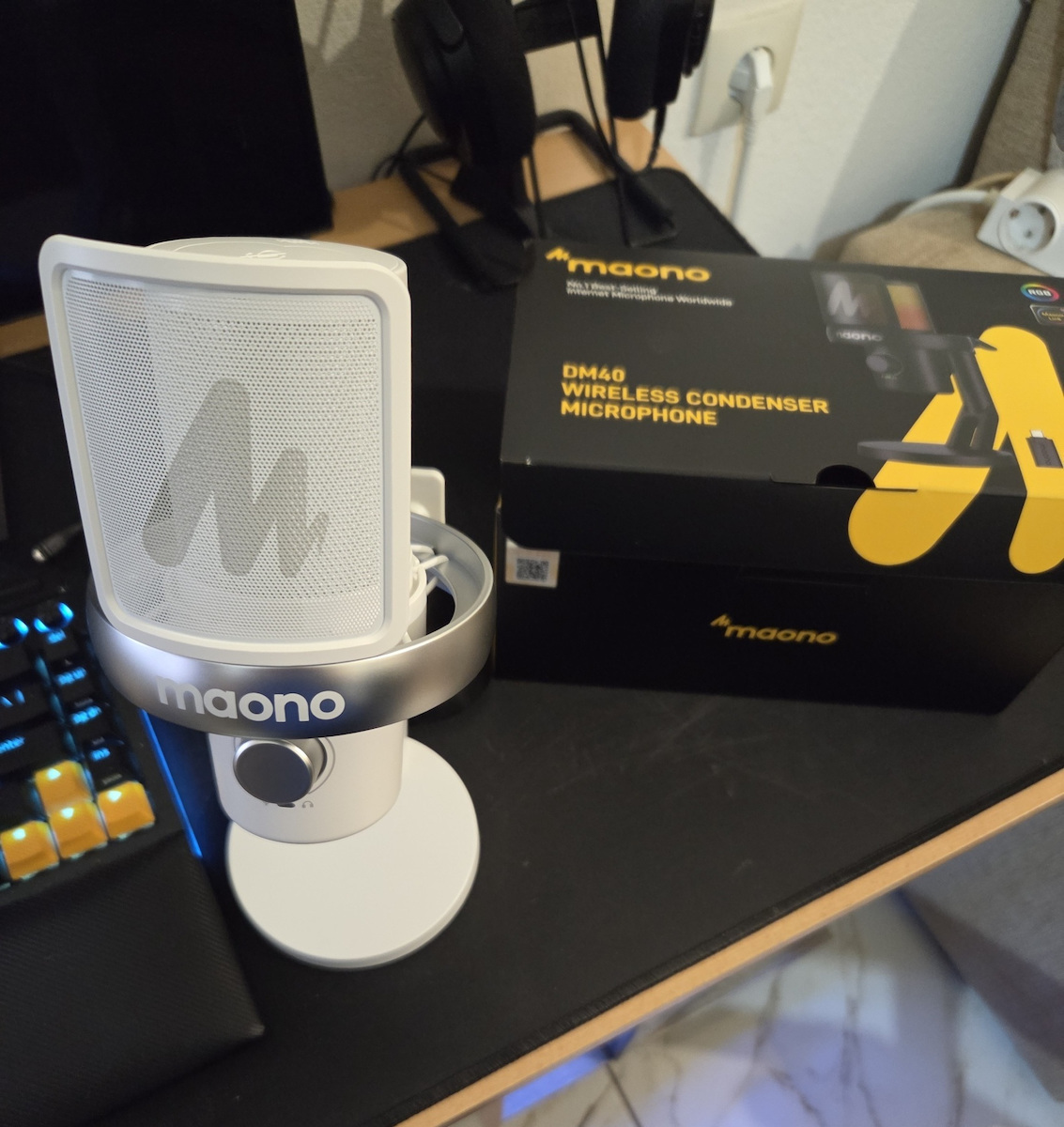 Maono DM40 Pro Elektret Mikrofon Tischplatte