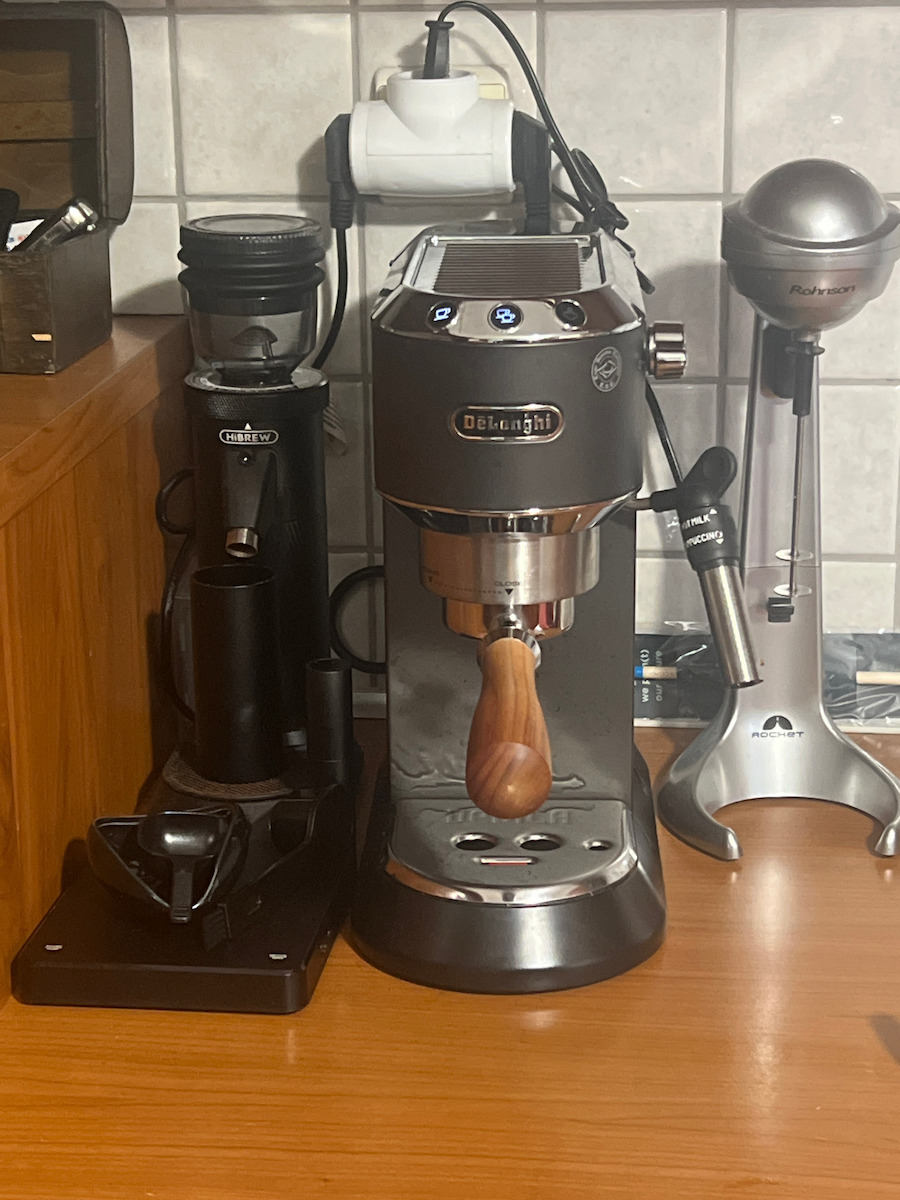 Hibrew Electric Coffee Grinder 180W for 50gr Beans Brown