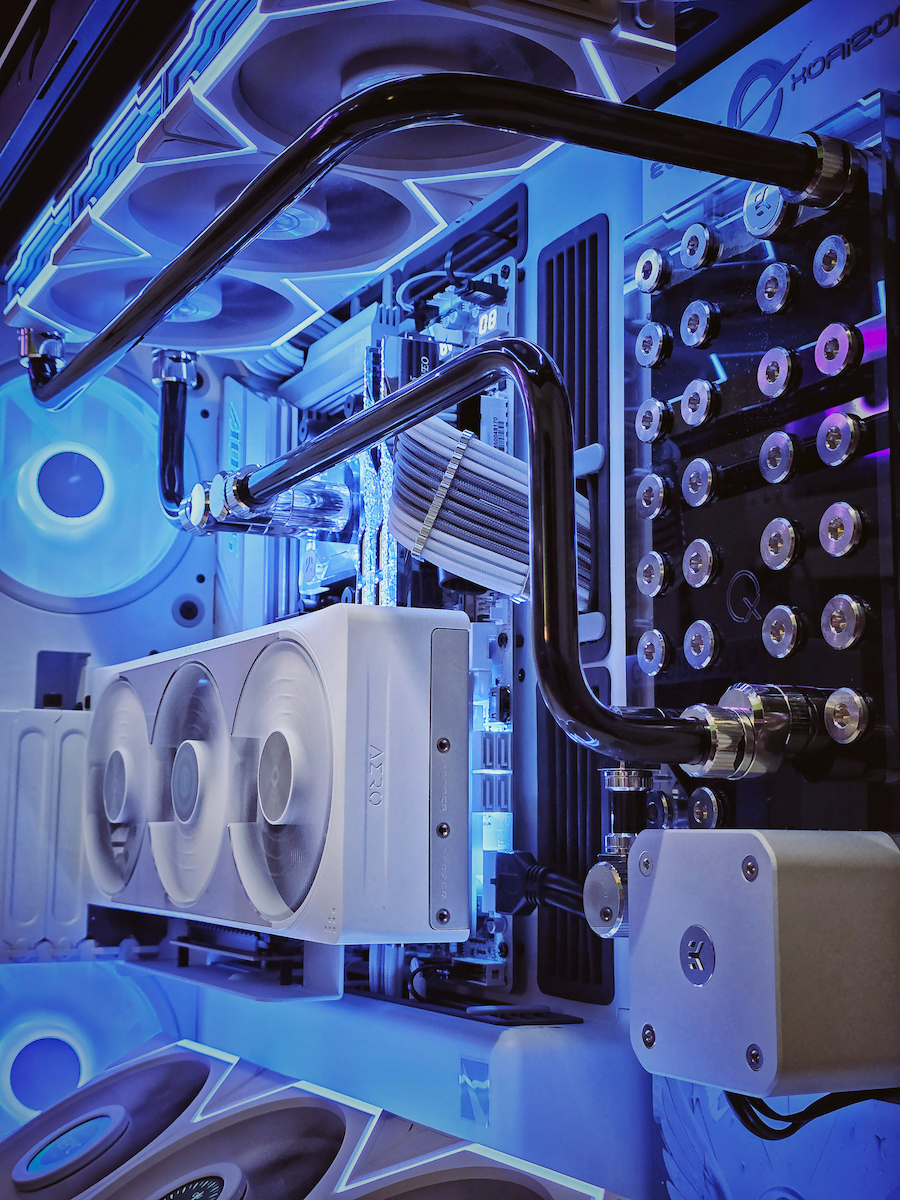 HAVN HS 420 VGPU Gaming Midi Tower Κουτί Υπολογιστή με Πλαϊνό Παράθυρο Λευκό