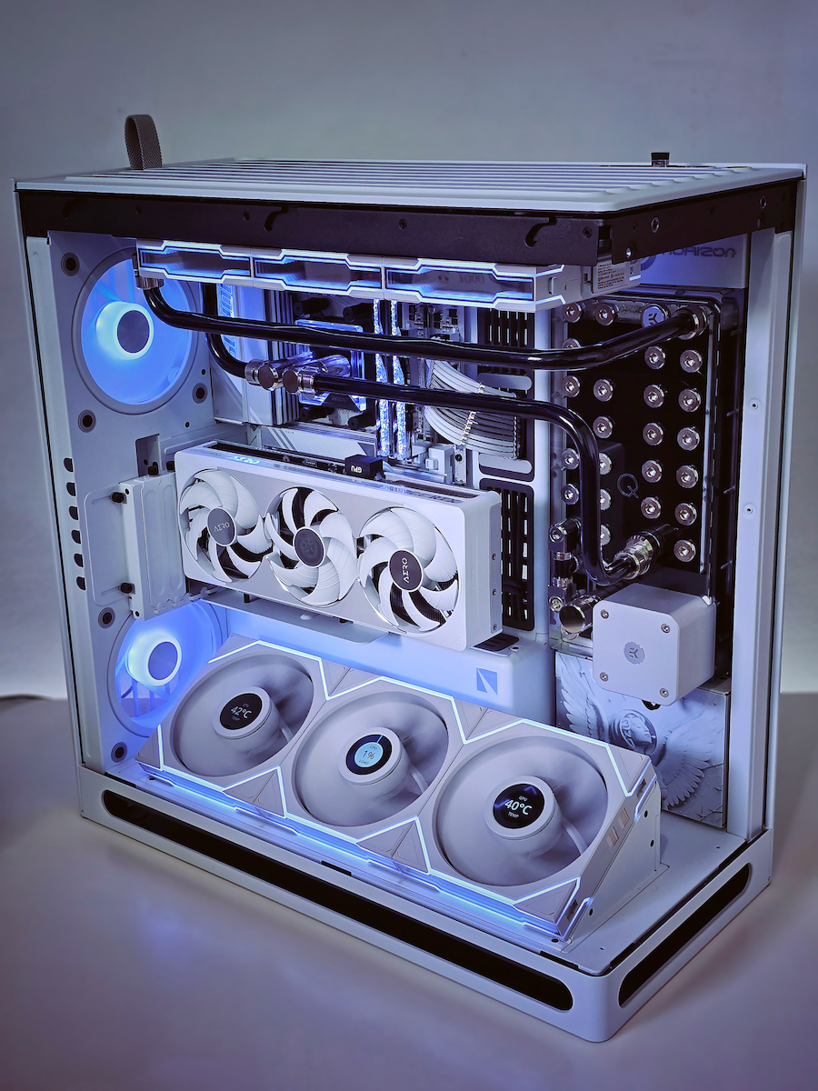 HAVN HS 420 VGPU Gaming Midi Tower Κουτί Υπολογιστή με Πλαϊνό Παράθυρο Λευκό