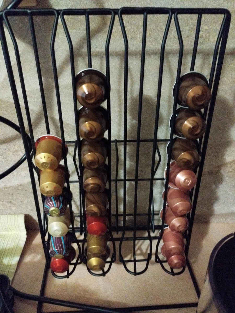 Estia Metal Storage Stand for Nespresso Capsules 33x14x33cm 01-19914