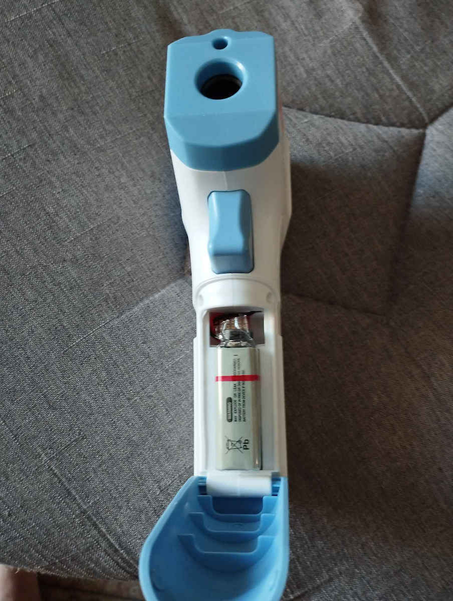 Uni-T Infrarot Stirnthermometer Hellblau UT305H