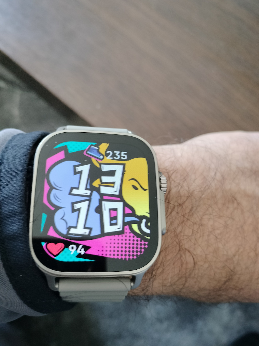 Realme Watch 5 Titanium με Παλμογράφο (Ασημί)