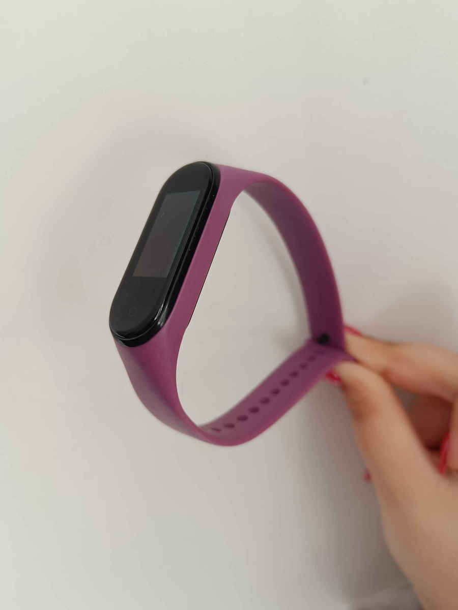 Λουράκι Σιλικόνης Μωβ (Mi Band 3/4)