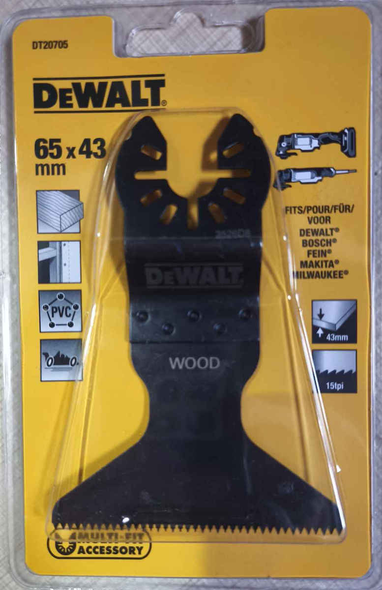 DEWALT Λάμα Πολυεργαλείων DT20705