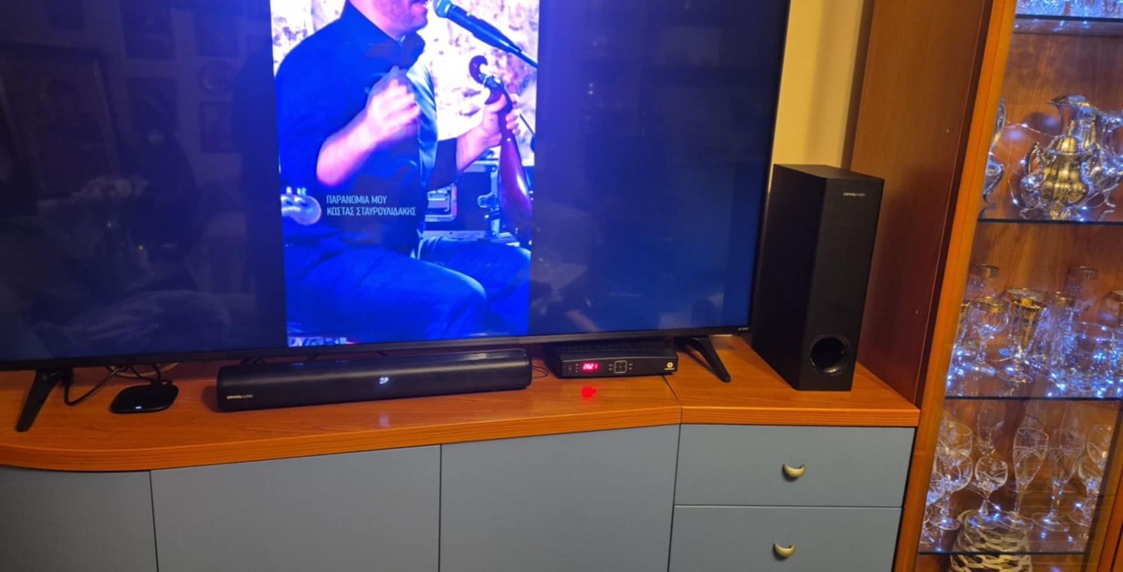 Crystal Audio CASB160S Soundbar 2.1 Bluetooth και HDMI 160W με Τηλεχειριστήριο Μαύρο