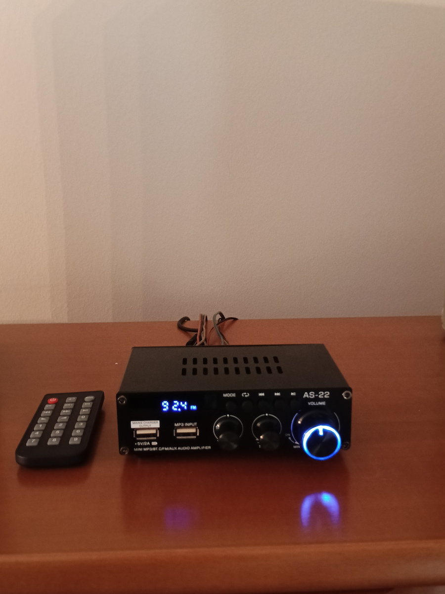 BlitzWolf AS-22 Ολοκληρωμένος Ενισχυτής Hi-Fi Stereo AS-22 Μαύρος