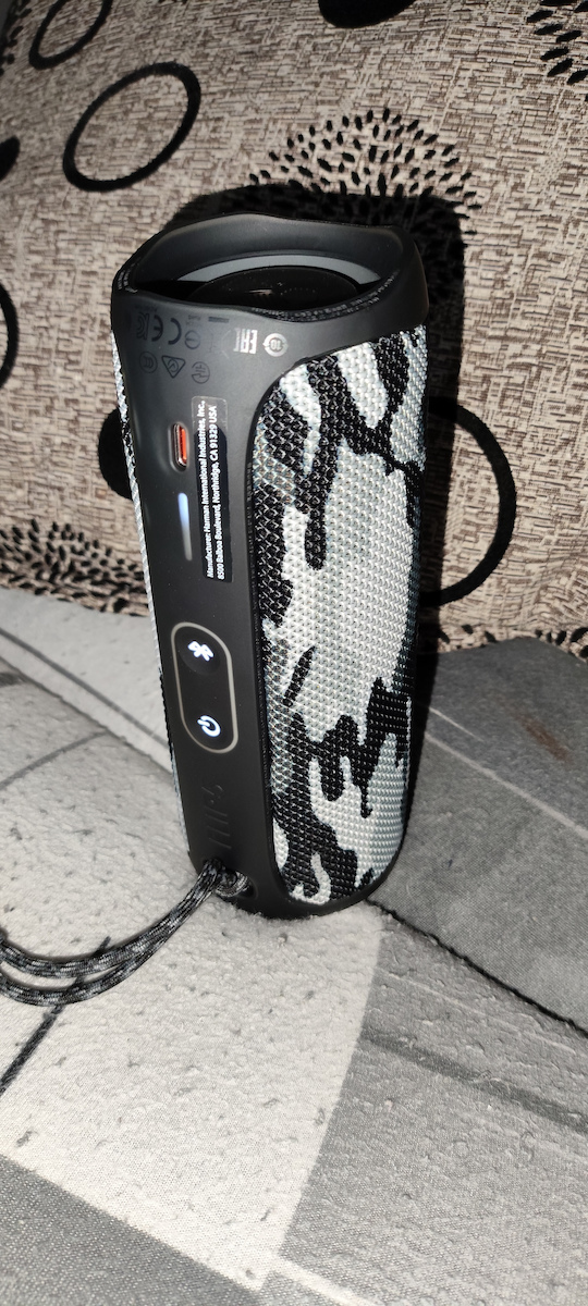 JBL Flip 5 Αδιάβροχο Ηχείο Bluetooth 20W με Διάρκεια Μπαταρίας έως 12 ώρες Black Camo