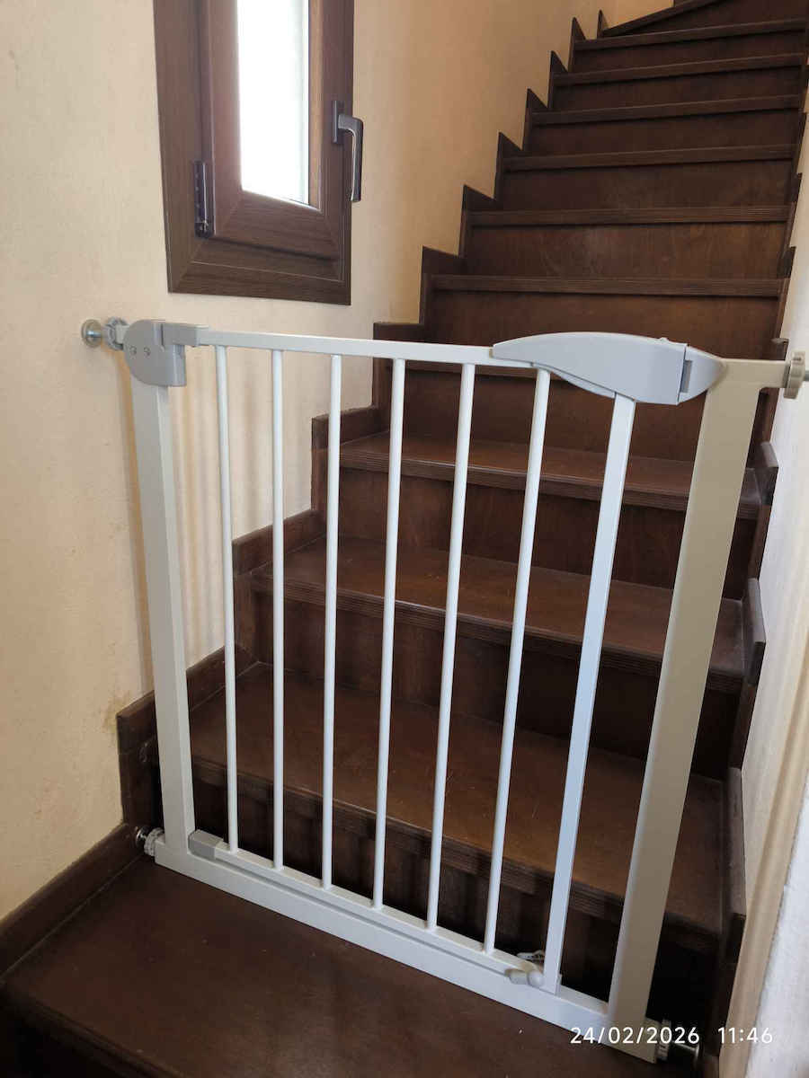 Ușă de siguranță din Metal în Culoare Gri 85x85cm 1buc