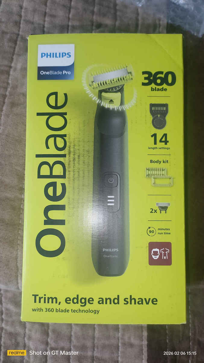 Philips OneBlade Pro 360 QP6542/15 Ξυριστική Μηχανή Σώματος / Προσώπου Επαναφορτιζόμενη