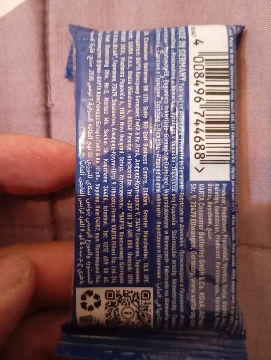 Varta LongLife Alkaline Batterien AAA 1.5V 8Stück