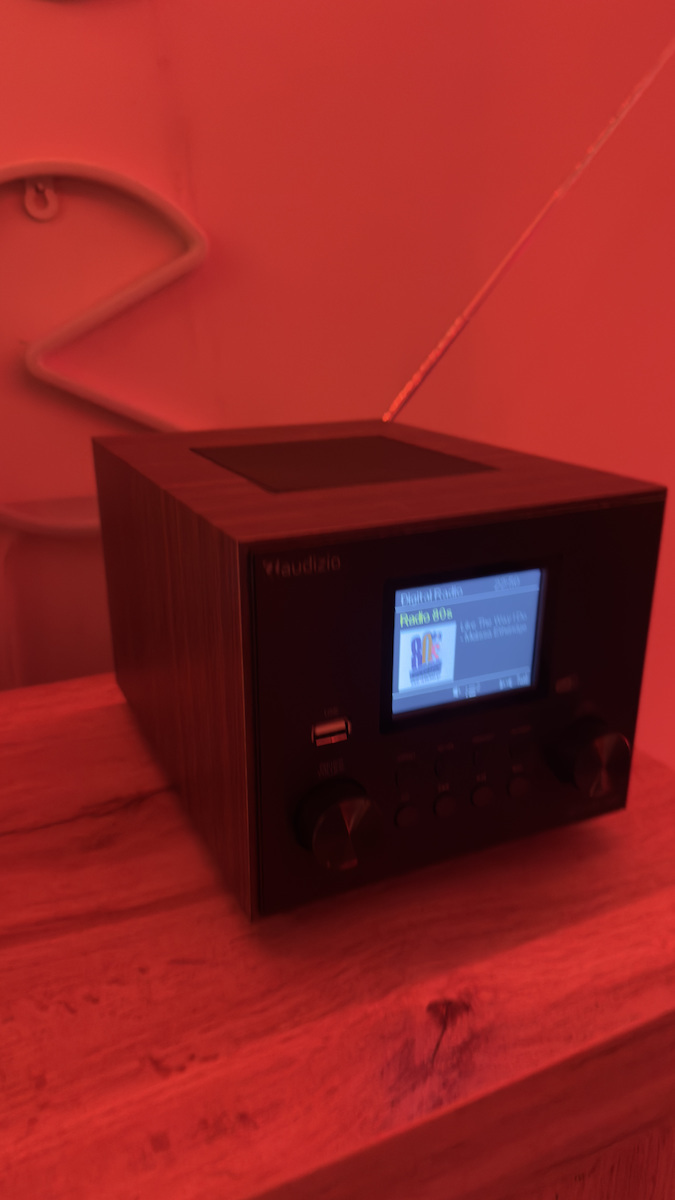 Audizio Vieste Επιτραπέζιο Ραδιόφωνο Ρεύματος DAB+ με Bluetooth και USB Wood