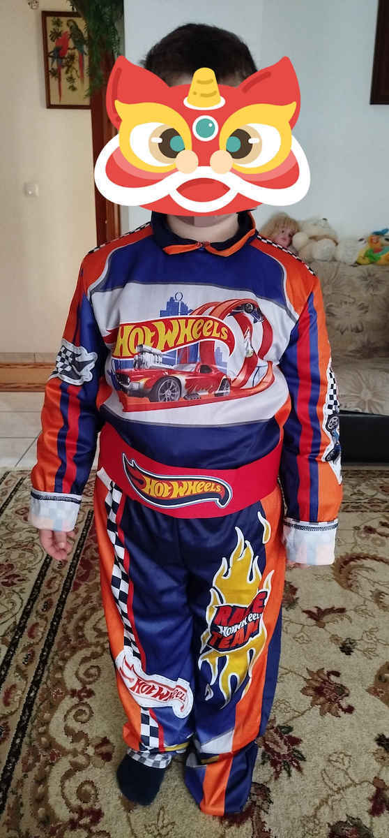 Αποκριάτικη Παιδική Στολή Hotwheels Οδηγός Ράλι
