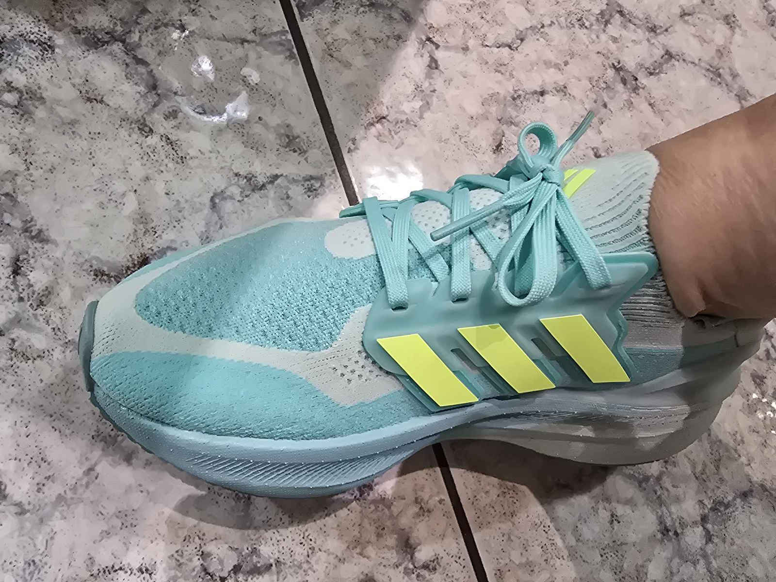Damen Sportschuhe Laufen Flash Aqua / Yellow / Halo Mint